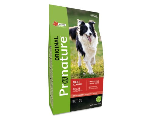 Pronature Original Dog Lamb Peas & Barley Пронатюр оріджінал ягня корм для собак