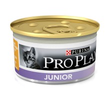 PRO PLAN Junior корм для кошенят мус з куркою, ж/б, 85 гр
