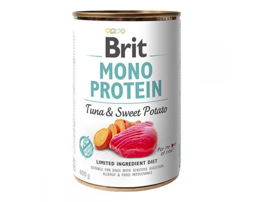 Brit Mono Protein Dog k с индейкой и бататом 400 гр