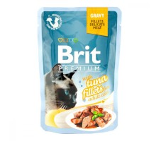 Brit Premium Ніжні шматочки з філе тунця в соусі