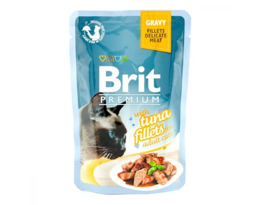 Brit Premium Ніжні шматочки курячого філе в соусі для кошенят