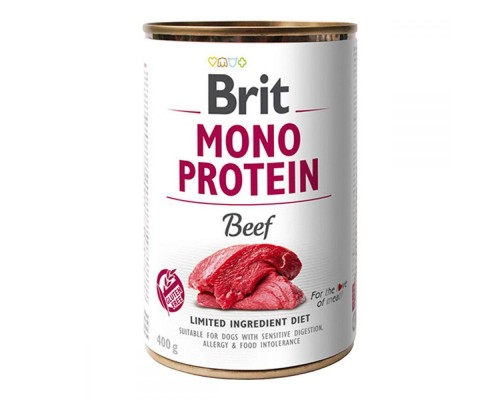 Brit Mono Protein Dog k с говядиной 400 гр
