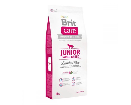 Brit Care Junior LARGE BREED Lamb & Rice - корм для цуценят великих порід (ягня / рис)