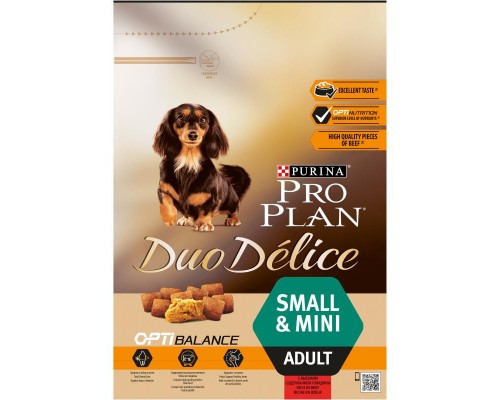 Pro Plan Duo Delice (Про План Дуо Делайс) Adult Small & Mini Корм з яловичиною для собак дрібних порід