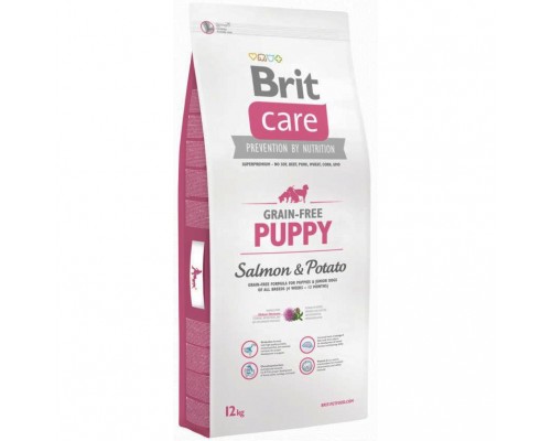 Brit Care Grain-free PUPPY - беззерновой корм для цуценят всіх порід (лосось / картопля)