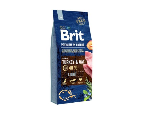 Brit Premium LIGHT - корм для собак, схильних до повноти