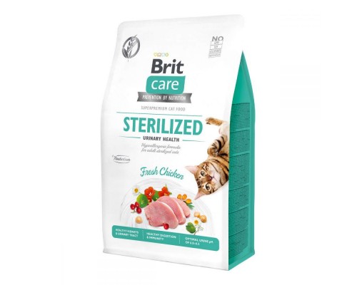 Brit Care Cat Grain-Free Sterilised Urinary Health корм для стерилизованных кошек