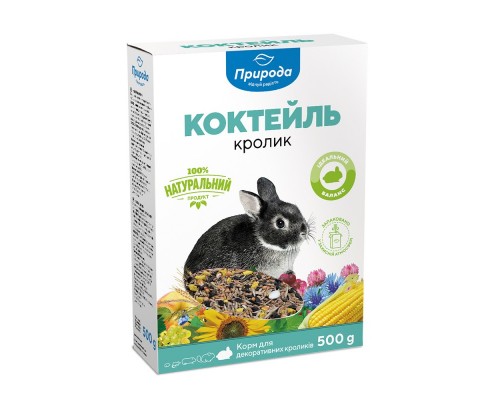 Корм Коктейль Кролик 500 гр