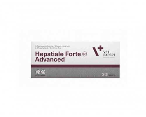 VetExpert Hepatiale Forte Advanced (Гепатиале форте Едвансд) підтримка та відновлення функцій печінки для собак та котів (в таблетках)