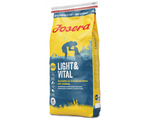 Josera (Йозера) Light & Vital дієтичний сухий корм для дорослих собак із зайвою вагою