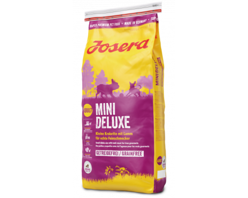 Josera (Йозера) MiniDeluxe беззерновий корм з ягням для дорослих собак дрібних порід