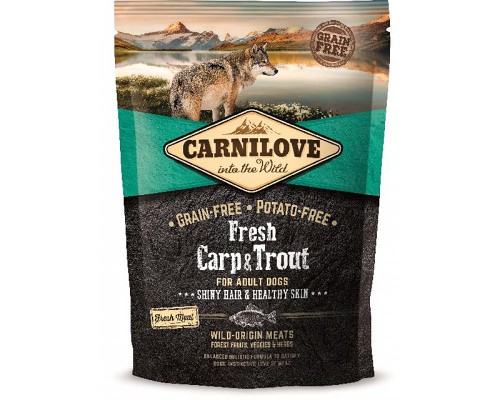 Carnilove Fresh Carp & Trout for Adult dogs для дорослих собак з коропом і фореллю