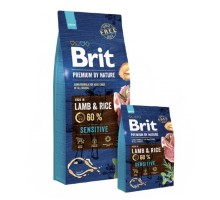 Brit Premium Lamb and Rice SENSITIVE, ягня і рис