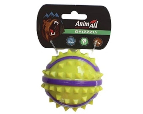 AnimAll (ЕнимАлл) GrizZzly Игрушка мяч с шипами для собак