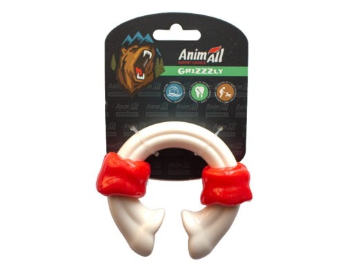 AnimAll (ЕнимАлл) GrizZzly Игрушка-кость в форме кольца для собак