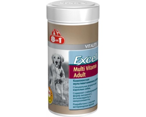 8in1 (8в1) Vitality Excel Multi Vitamin Adult Мультивітамінний комплекс для дорослих собак