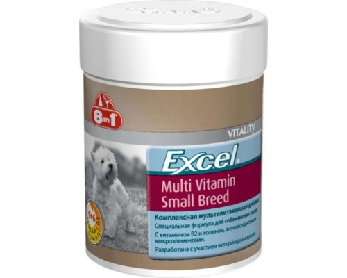 8in1 (8в1) Vitality Excel Multi Vitamin Small Breed Мультивітамінний комплекс для собак дрібних порід